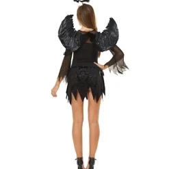 Mørk engel uniform kvinder Halloween kostume spil ond engel kostume spøgelsesbrud