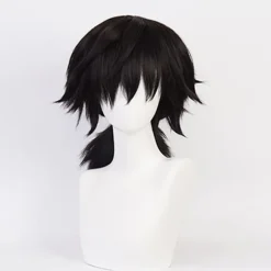 Mub- Fitspi Anime Demon Slayer Kimetsu No Yaiba Tomioka Giyuu Cosplay Kostume Outfit Uniformer Kostumer Børn Voksen Fest Paryk 110,CJY 110 110 en-US | Fyndiq