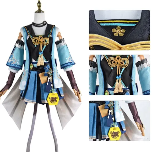 Mub- Genshin Impact Kirara Cosplay Kostume Sød Pige Outfit Uniform Halloween Fest Kostumer til Kvinder AS Picture L