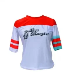 Mub-Harley-Quinn Monster T-shirt Harley-Quinn Cosplay Kostume Kvinder Børn 4 i 1 Sæt 4 i 1 Sæt 4 i 1 Sæt_tfrf 4 in 1 Set 130
