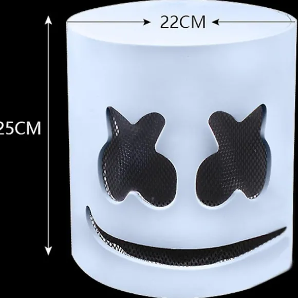 Music Festival Dj Mask Marshmello Helmet Cosplay Pro