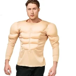 Muskeldragt til mænd Tunika Halloween kostume