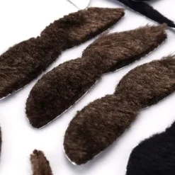 Mustache selvklæbende 48 falske skæg til at lime Schnauzer Fake 48 stk