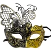 Mystisk Halloween Sommerfugl metal venetiansk maske. Velegnet til kvinders sexede kostumebal, maskerade, karnevalsfest, jul påske