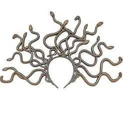 Mytisk Medusa Hårbøjle Græsk Gudinde Udklædning Slange Hovedbeklædning