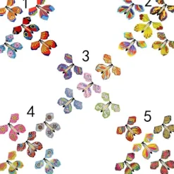 NA/10 stk Magiske Flyvende Sommerfugle Sommerfuglekort 3 3 3