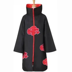 Naruto Akazaki kappe anime rollespilsdragt. Cloak L