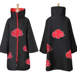 Naruto Akazaki kappe anime rollespilsdragt. Cloak L