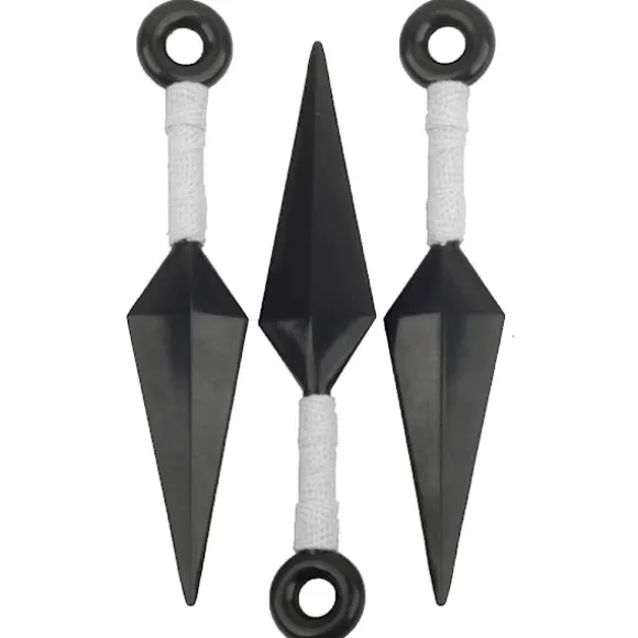 Naruto Kakashi Kunai Sæt Cosplay Rekvisitter Halloween Karneval Anime Kunai Legetøj Ninja Tema Fest Kostume Tilbehør White