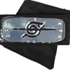 Naruto pandebånd med metal cosplay tilbehør, 4 stk. Four-Piece Set