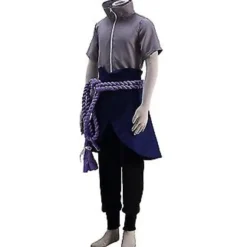 Naruto Shippuden Uchiha Sasuke Cosplay Kostume Anime Sæt Halloween Fest Karneval Maskerade