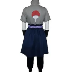 Naruto Shippuden Uchiha Sasuke Cosplay Kostume Anime Sæt Halloween Fest Karneval Maskerade