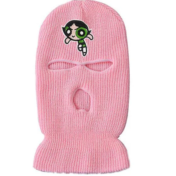 Neon Maske Vinterdækning 10 Farver Halloween Hue Til Fest Motorcykel Cykel Ski Pink-A