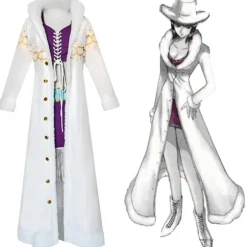 Nico Robin One Piece Cosplay Kostume Cosplay Kappe Fuld Halloween Kostume L