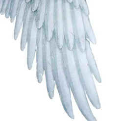 Non-Woven Stof Festlige Englevinger Halloween Overdimensionerede Sort Hvide Vinger Kostume rekvisitter Hvid Voksen-FY- White Adult Angel Wings