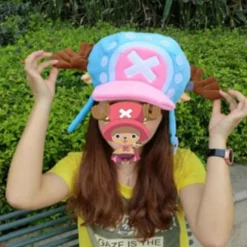 Ny Anime Tony Tony Chopper Cap Cosplay Plysset Vinterhat Gave Lyseblå Hfmqv (FMY) One Size