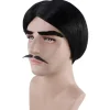 Ny musikalsk dramaparyk Gomez Addams Syntetiske hårparykker ES13428-FF-
