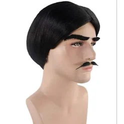Ny musikalsk dramaparyk Gomez Addams Syntetiske hårparykker ES13428-FF-