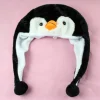 Ny Tegneserie Dyr Pingvin Maskot Plys Varm Varmere Hue Hat 1 stk