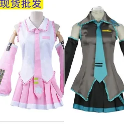 Ny Trend Vorallme Hatsune Miku Kostume C Kostumesæt Til Cosplay Piger blå blue XXL