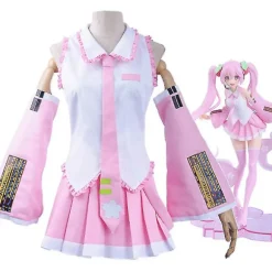 Ny Trend Vorallme Hatsune Miku Kostume C Kostumesæt Til Cosplay Piger blå blue XXL