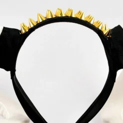 Okse Får Horn Hårbånd Filmrekvisit Hovedbeklædning Cosplay Halloween Hårrekvisit Silver