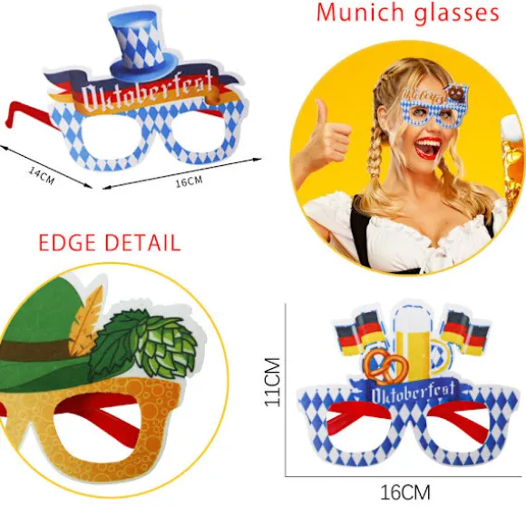 Oktoberfest Briller Festpynt Fotorekvisitter Oktoberfest