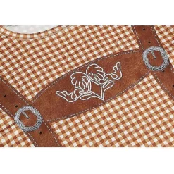 Oktoberfest Herre Kortærmet Bayersk T-shirt Kostume YELLOW XL