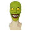 One piece (grøn eksorcist, ca. 24*24*1) Halloween Græskar Sjov Horror Ansigt Maskerade Fest Rekvisitter Skræmmende Cosplay Legetøj Nyhed Hovedbeklædning Spoof Hjelm | Fyndiq