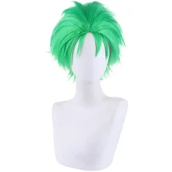 ONE PIECE grøn paryk Short Layer Roronoa Zoro Cosplay paryk Roronoa Zoro