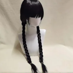 Onsdag Addams og Party Kostumer til voksne børn Uden paryk Without wig S
