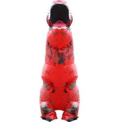 Oppustelig Dinosaur Kostume Cosplay Maskerade Halloween Børn grøn voksen rød barn rød kids kids rode