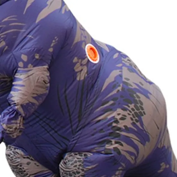 Oppustelig dinosaurkostume Cosplay Fancy Dress Halloween Børn grøn voksen lilla kids purple
