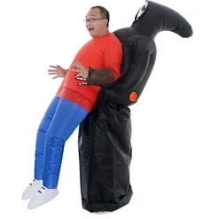 Oppustelig dragt, juleshowkostume, Halloween-kostume, Dødens kram. Voksenstørrelse Dødens kram. Dødens kram. Dødens kram. - Perfekt Dødskram. Death hug. Adult size | Fyndiq