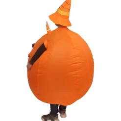 Oppustelig Græskarkostume Sjov Luftblæser Kostume Jumpsuit Fancy Dress Cosplay Halloween Julekostume Voksenstørrelse