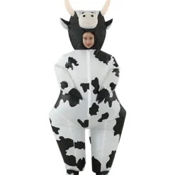 Oppustelig Ko-Kostume Til Fastelavn, Cosplay Og Kostumefester