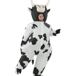 Oppustelig Ko-Kostume Voksen Ko-Kostume Fastelavnskostume Voksen Oppustelig Halloween Kostumer Blæs Op Ko-Kostume til Voksen Cow