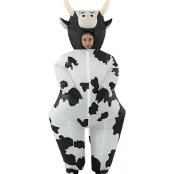 Oppustelig Ko-Kostume Voksen Ko-Kostume Fastelavnskostume Voksen Oppustelig Halloween Kostumer Blæs Op Ko-Kostume til Voksen Cow