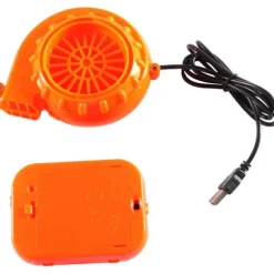 Oppustelig Kostume Tilbehør USB Oppustelig Kostume Blæser Luftpumpe og Batterikasse til Oppustelig Kostume