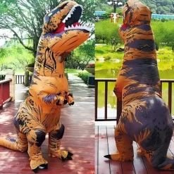 Oppustelig Kostume Voksen Oppustelig Dinosaur Kostumer T rex Kostume til Voksen