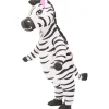 Oppustelig kostume Zebra Kostume Sjovt Oppusteligt Dyrekostume Cosplay Party Jul Halloween Kostume Festival Kostume Jumpsuit