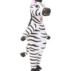 Oppustelig kostume Zebra Kostume Sjovt Oppusteligt Dyrekostume Cosplay Party Jul Halloween Kostume Festival Kostume Jumpsuit