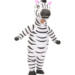 Oppustelig kostume Zebra Kostume Sjovt Oppusteligt Dyrekostume Cosplay Party Jul Halloween Kostume Festival Kostume Jumpsuit