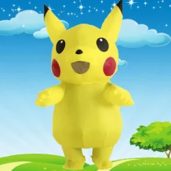 Oppustelig Pikachu kostume til voksne og børn - Dukketøj, legetøj, dukkerekvisitter Nyt Flamingo specialmateriale Children 110-140cm Alien Lake Blue | Fyndiq