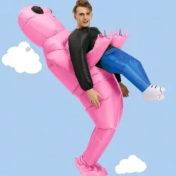 Oppustelig rumvæsendragt til børn og voksne – Halloween Cosplay Kostume med Blæser_TF_TF Adult-150-190cm