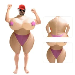 Oppustelig tøj med store bryster - Komfortabel festkostume til showaktiviteter