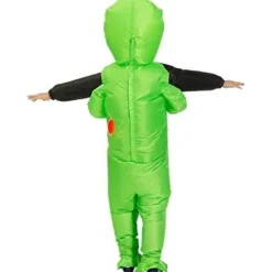 Oppusteligt Alien-kostume til voksne
