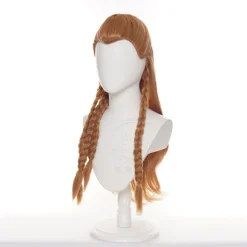 Original God Eloi cosplay paryk halvt opsat hår snoet fletning styling paryk