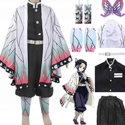 Outfit Cosplay Kostume Shinobu Kocho Demon Slayer S