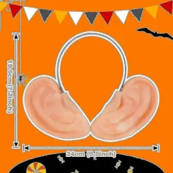 Oversized Jumbo Fake Ører Hårbøjle til Halloween Cosplay (FMY)